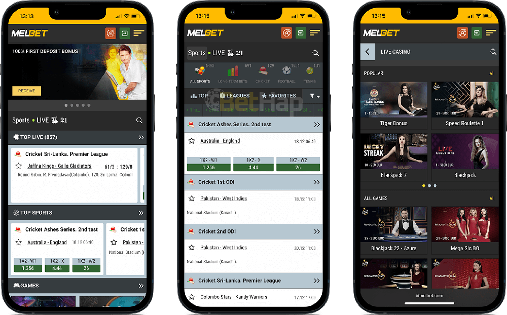 Melbet Casino App dapat diakses melalui berbagai perangkat: